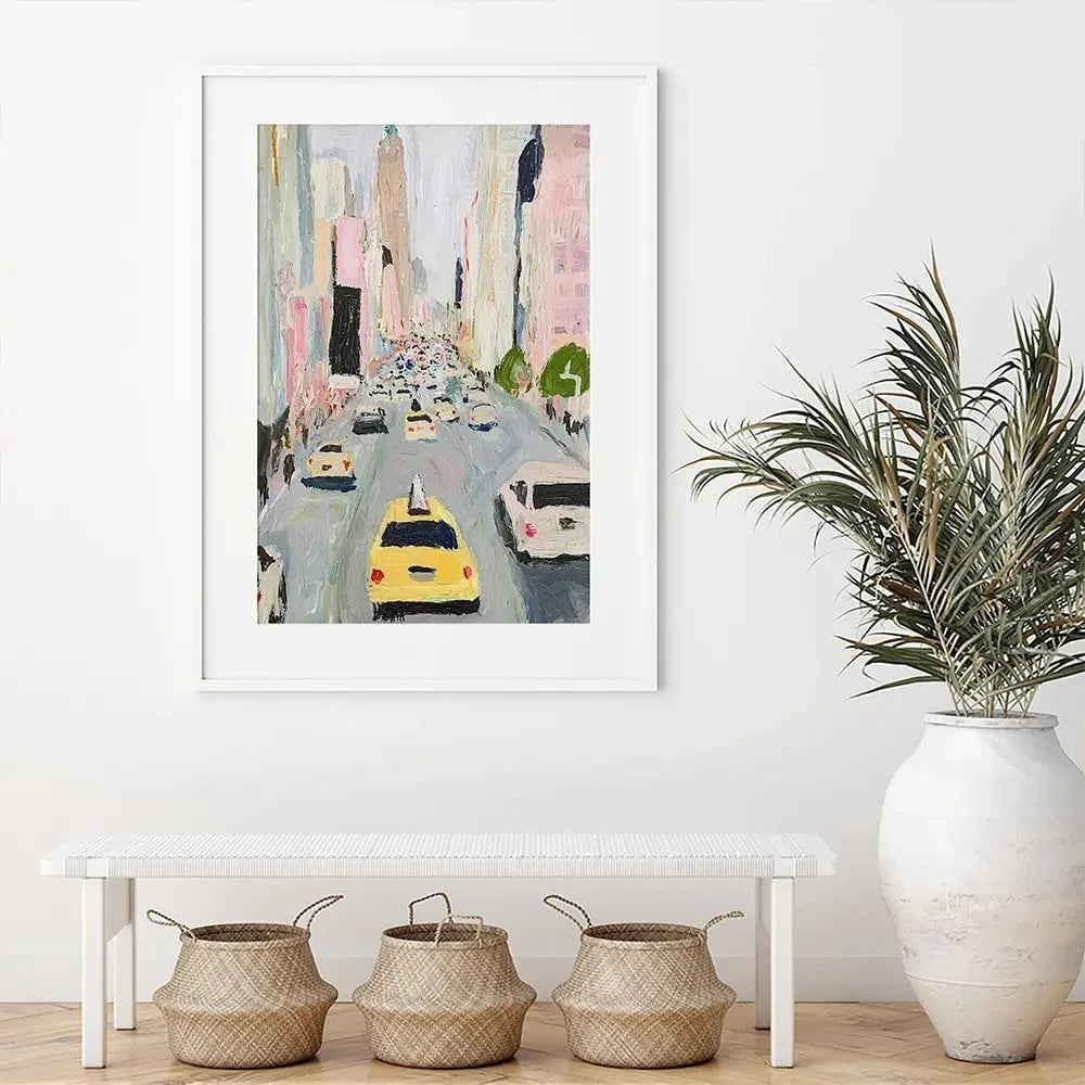 Looking Up Fifth Ave Framed Art Print Looking Up Fifth Ave Framed Art Print wall art product Walker Noble