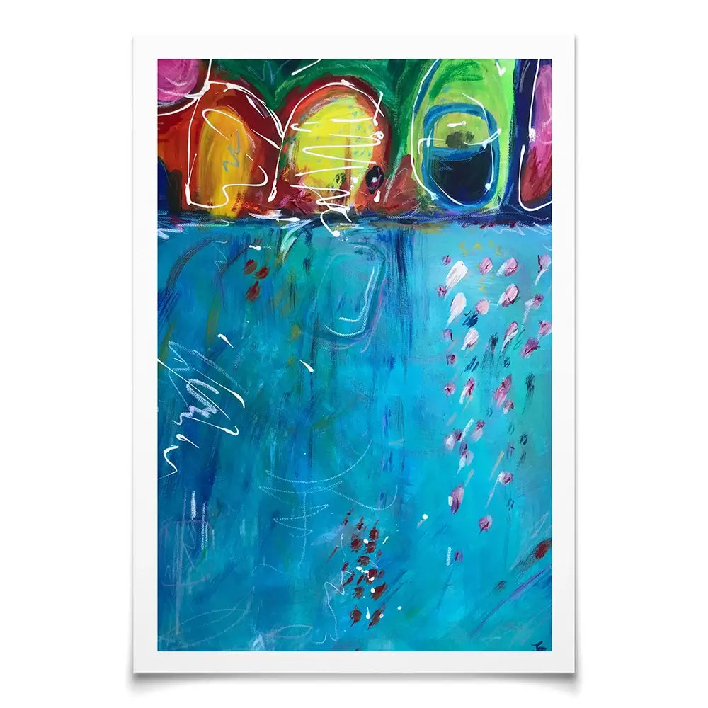 Loop The Loop Art Print Loop The Loop Art Print wall art product Jane Brookshaw