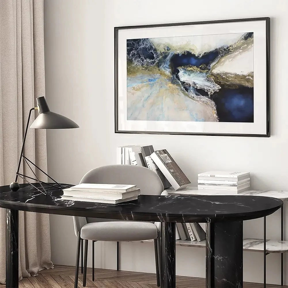 Los Mares Framed Art Print Los Mares Framed Art Print wall art product Leticia Herrera
