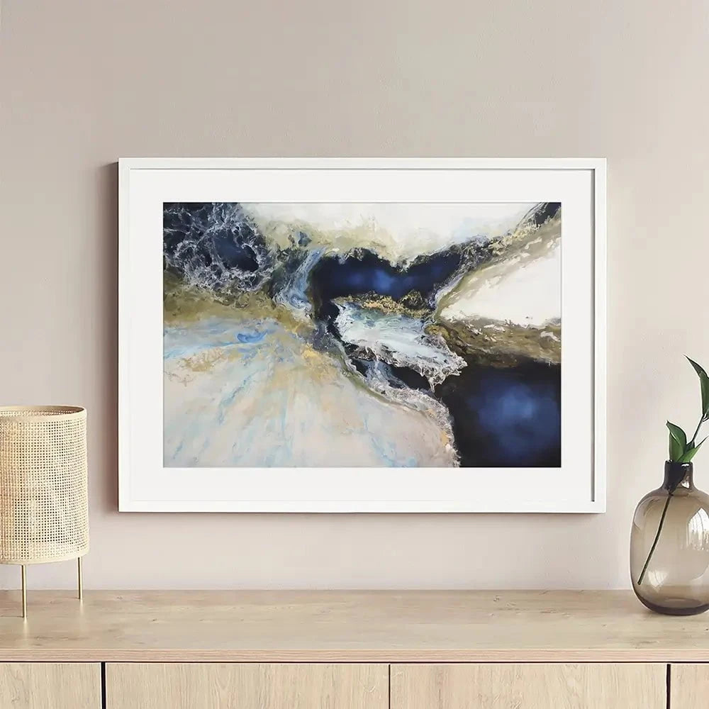 Los Mares Framed Art Print Los Mares Framed Art Print wall art product Leticia Herrera