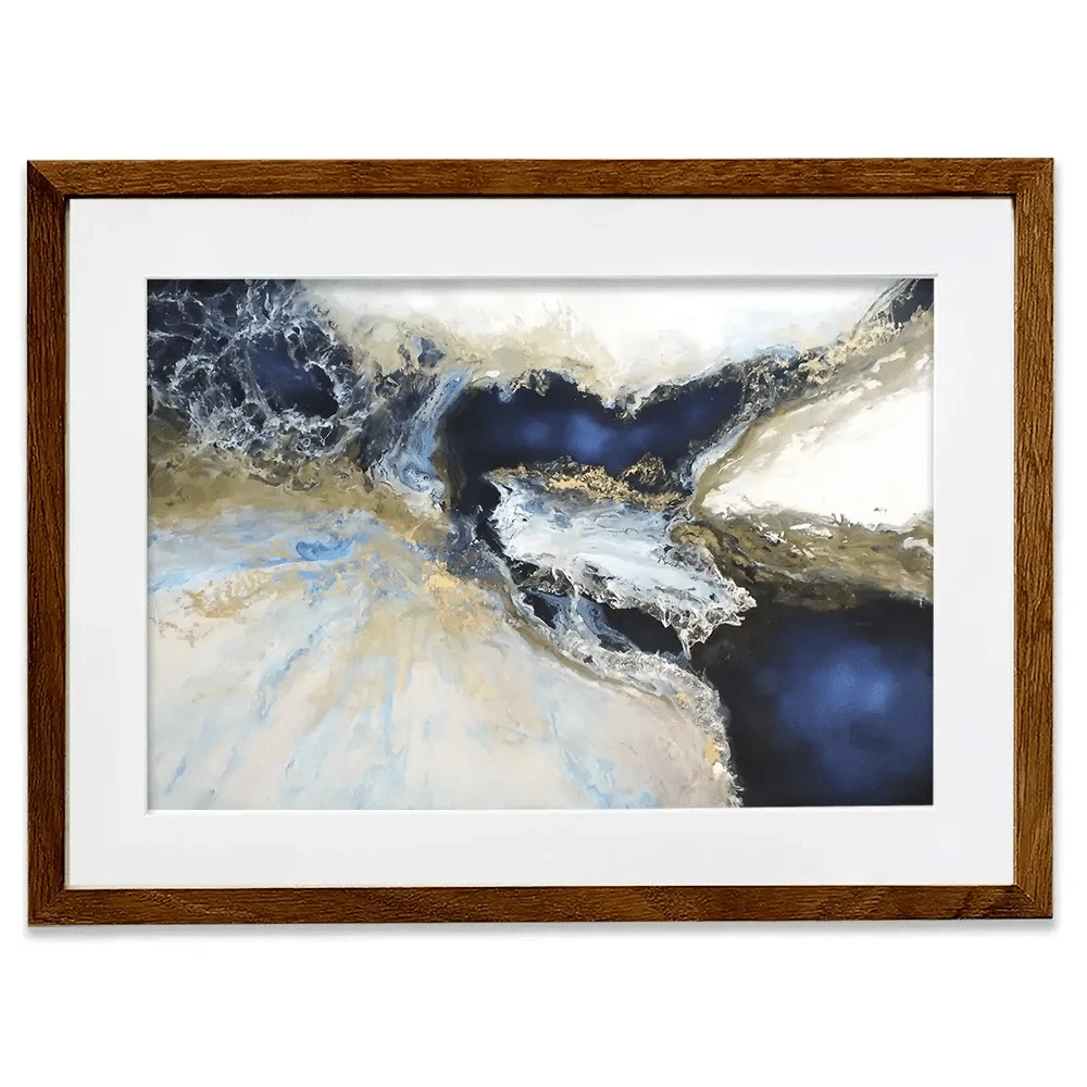 Los Mares Framed Art Print Los Mares Framed Art Print wall art product Leticia Herrera