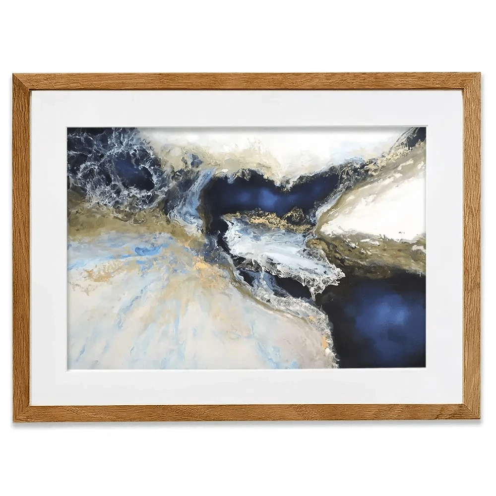Los Mares Framed Art Print Los Mares Framed Art Print wall art product Leticia Herrera