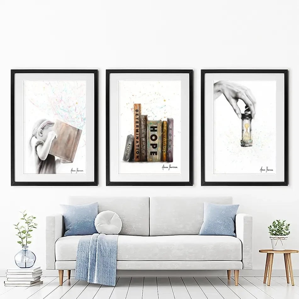 Lose Track Of Time Framed Art Print Trio Lose Track Of Time Framed Art Print Trio wall art product Ashvin Harrison
