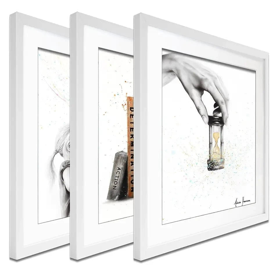 Lose Track Of Time Framed Art Print Trio Lose Track Of Time Framed Art Print Trio wall art product Ashvin Harrison