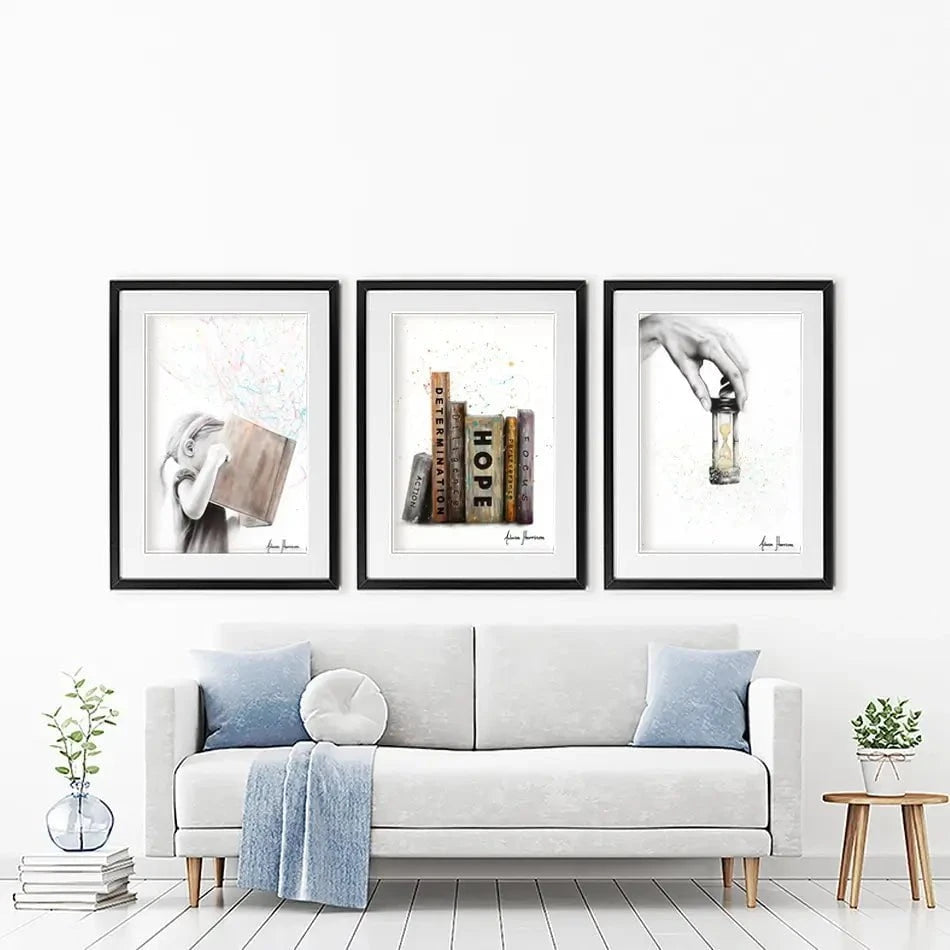 Lose Track Of Time Framed Art Print Trio Lose Track Of Time Framed Art Print Trio wall art product Ashvin Harrison