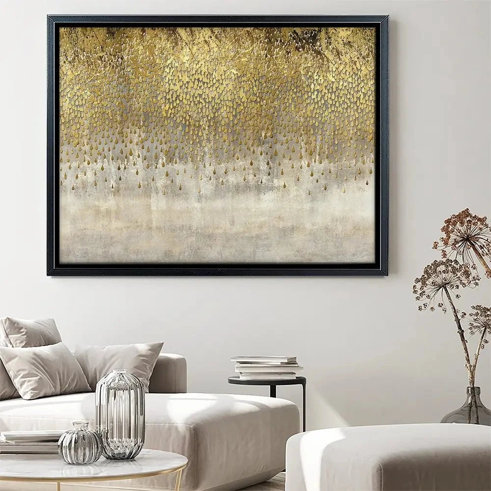 Lots Of Droplets Canvas Print Lots Of Droplets Canvas Print wall art product Abstract the studio / Shutterstock