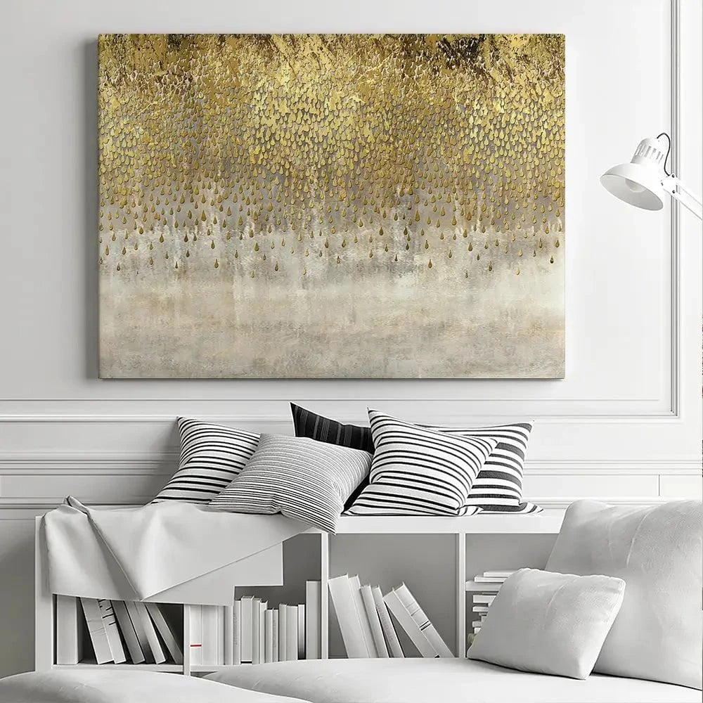 Lots Of Droplets Canvas Print Lots Of Droplets Canvas Print wall art product Abstract the studio / Shutterstock