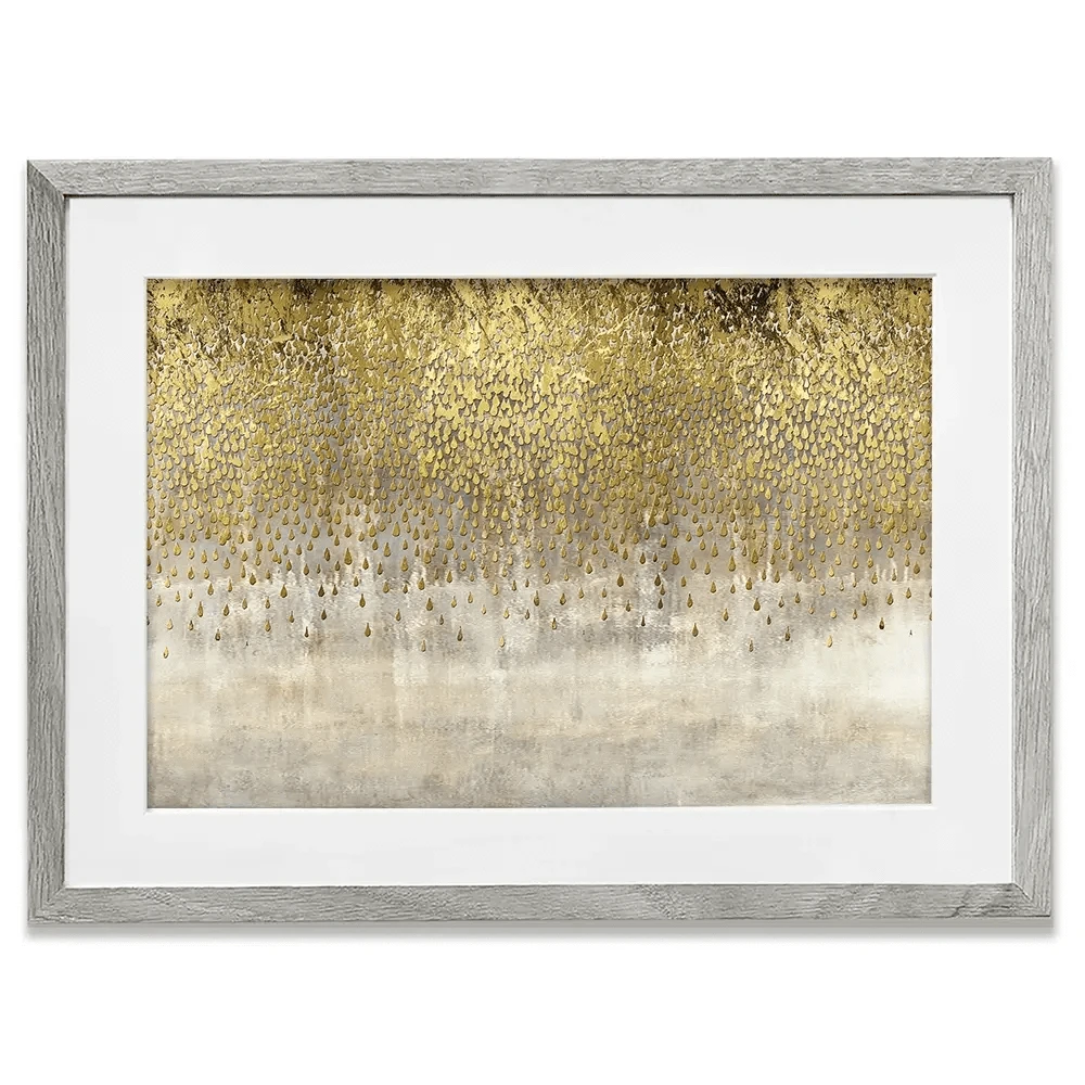 Lots Of Droplets Framed Art Print Lots Of Droplets Framed Art Print wall art product Abstract the studio / Shutterstock