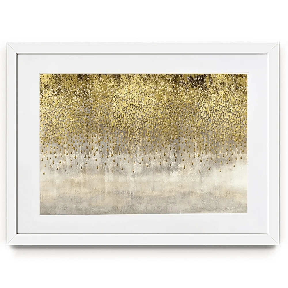 Lots Of Droplets Framed Art Print Lots Of Droplets Framed Art Print wall art product Abstract the studio / Shutterstock