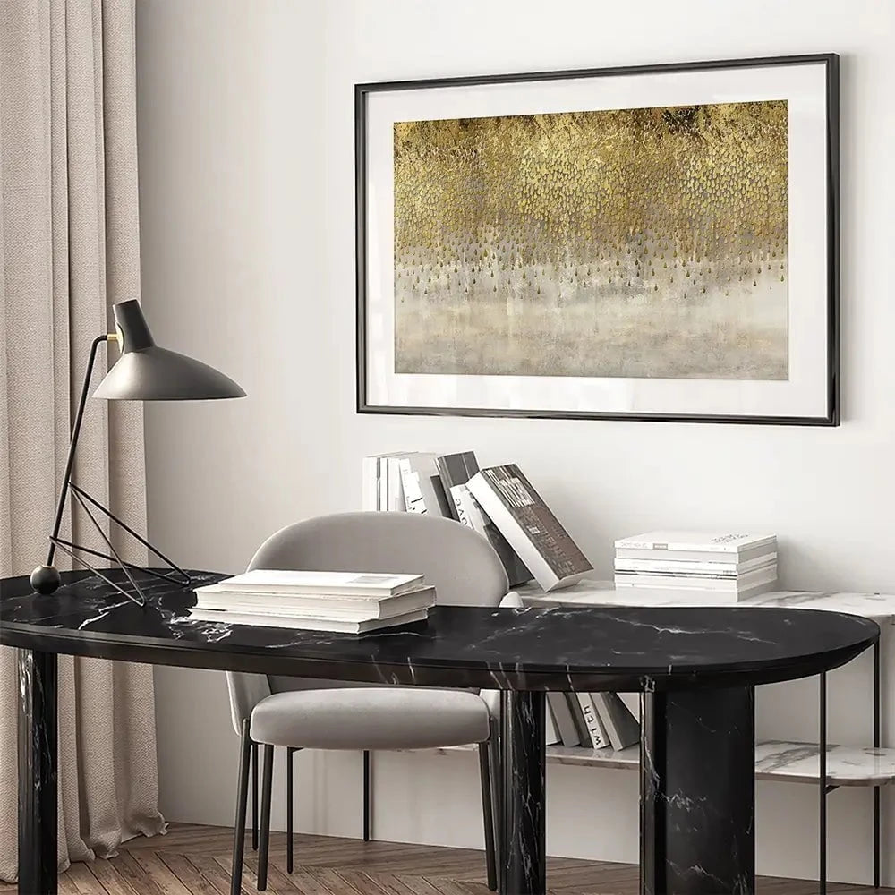 Lots Of Droplets Framed Art Print Lots Of Droplets Framed Art Print wall art product Abstract the studio / Shutterstock