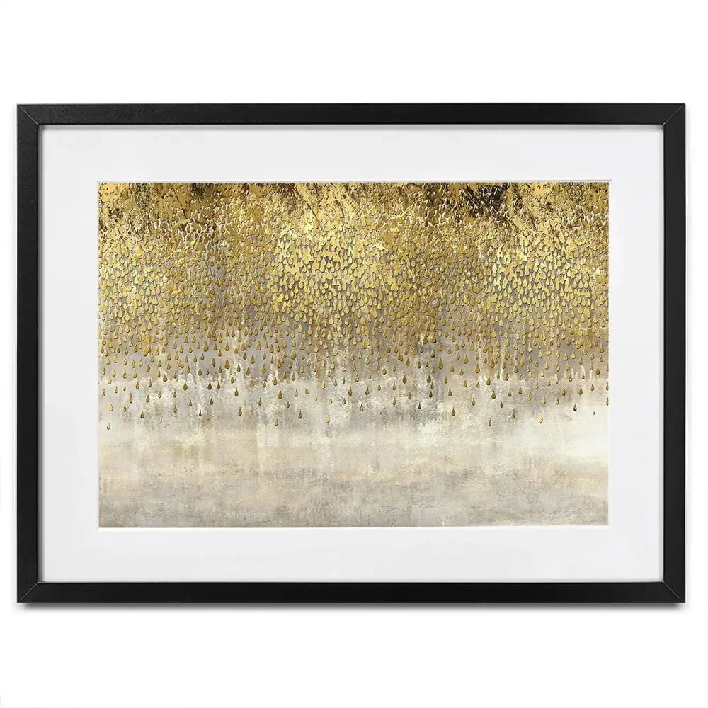 Lots Of Droplets Framed Art Print Lots Of Droplets Framed Art Print wall art product Abstract the studio / Shutterstock