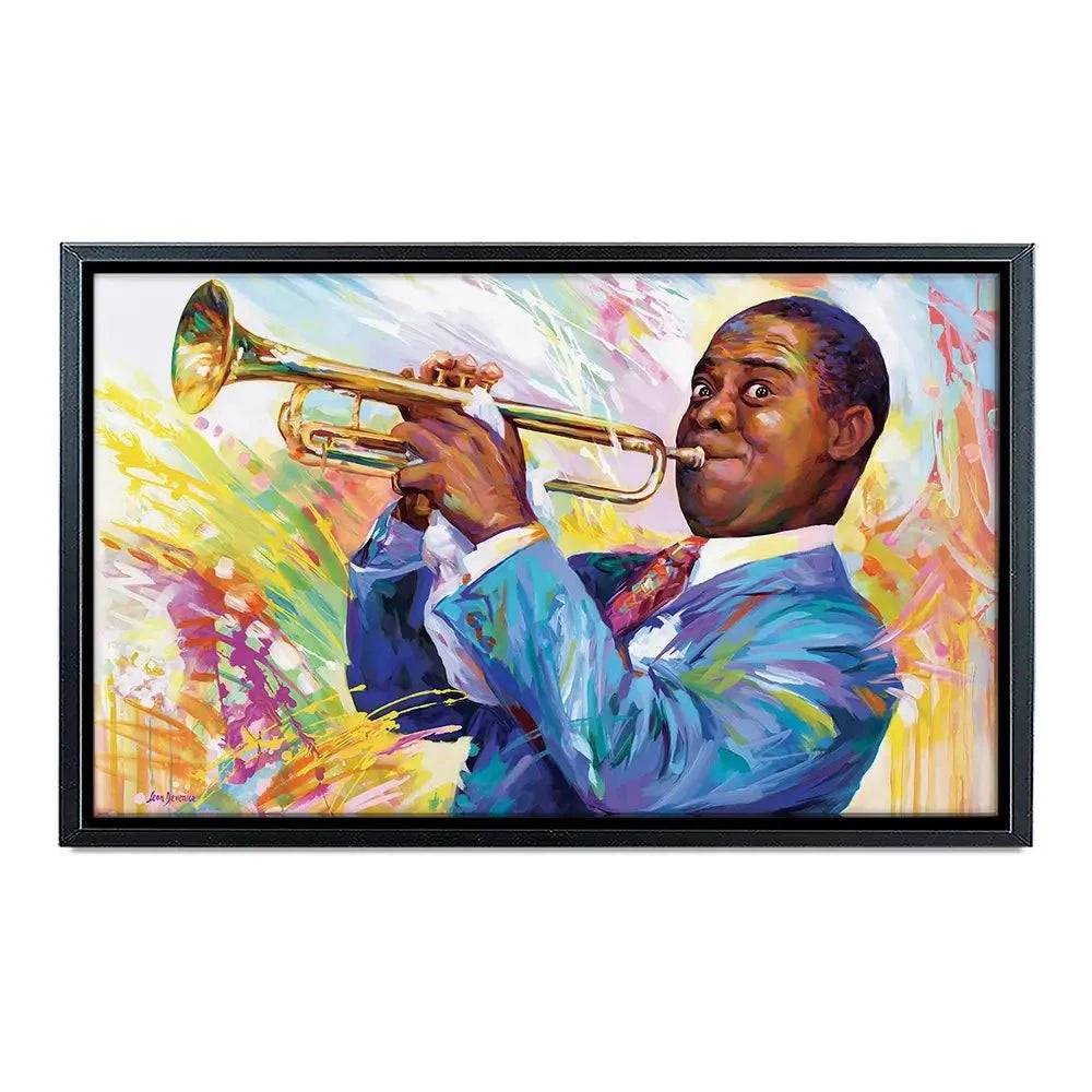 Louis Armstrong Canvas Print Louis Armstrong Canvas Print wall art product Leon Devenice