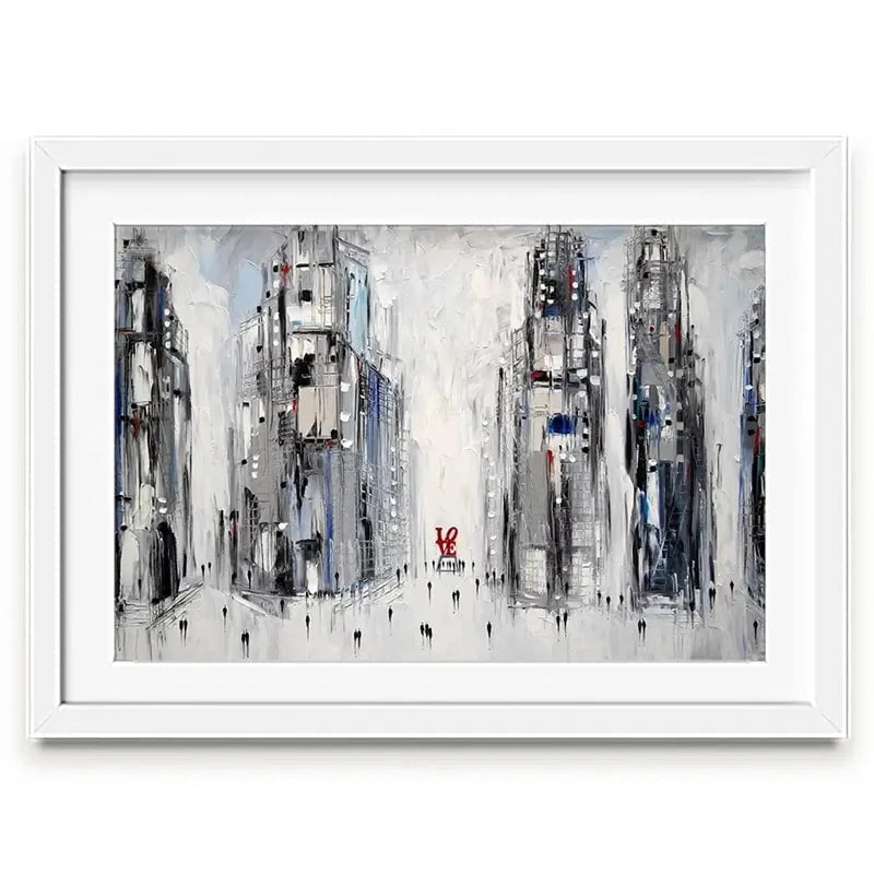 Love Framed Art Print Love Framed Art Print wall art product Ekaterina Ermilkina