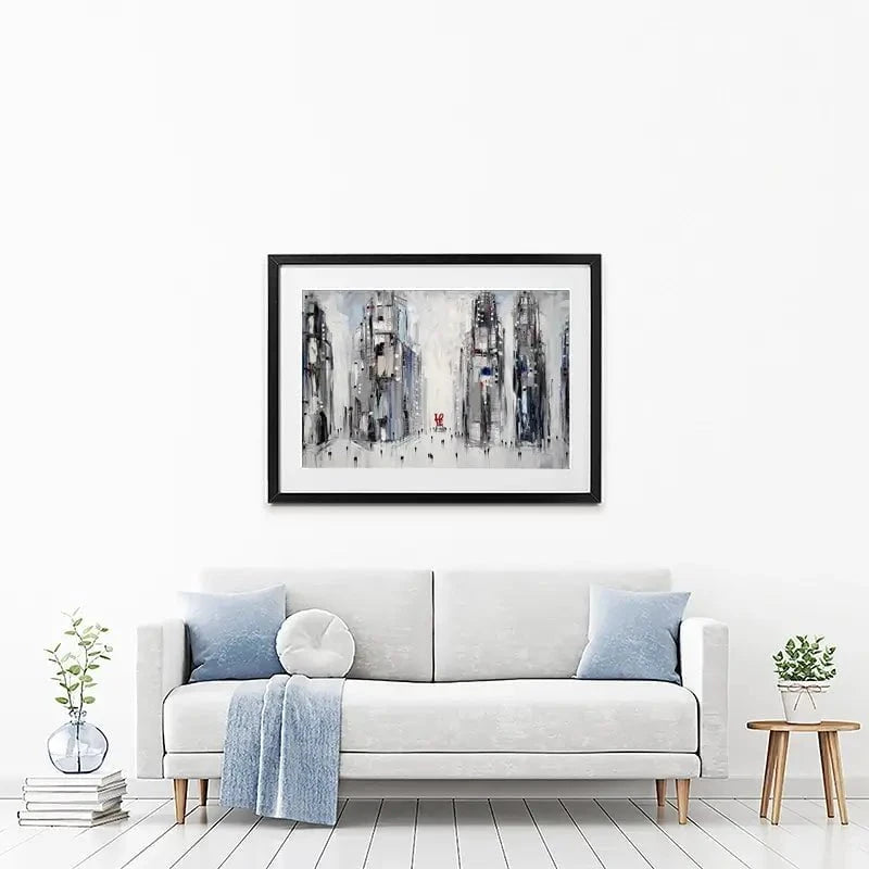 Love Framed Art Print Love Framed Art Print wall art product Ekaterina Ermilkina