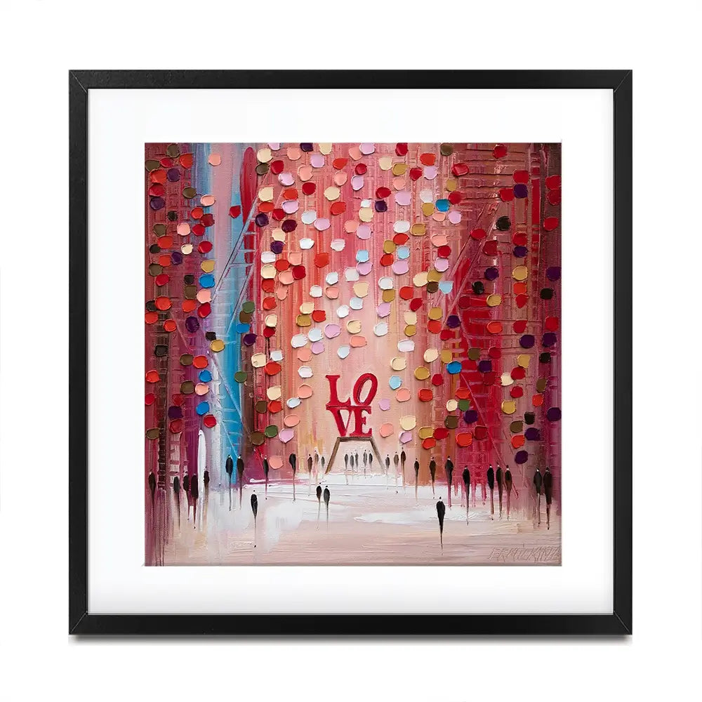 Love Is All We Need Square Framed Art Print Love Is All We Need Square Framed Art Print wall art product Ekaterina Ermilkina