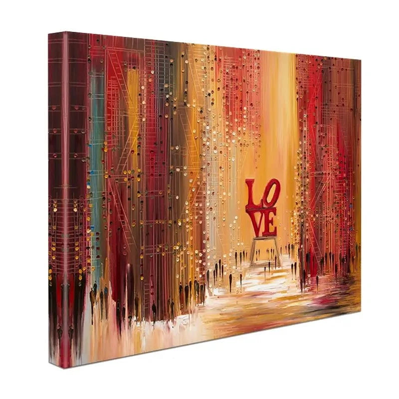 Love New York Canvas Print Love New York Canvas Print wall art product Ekaterina Ermilkina