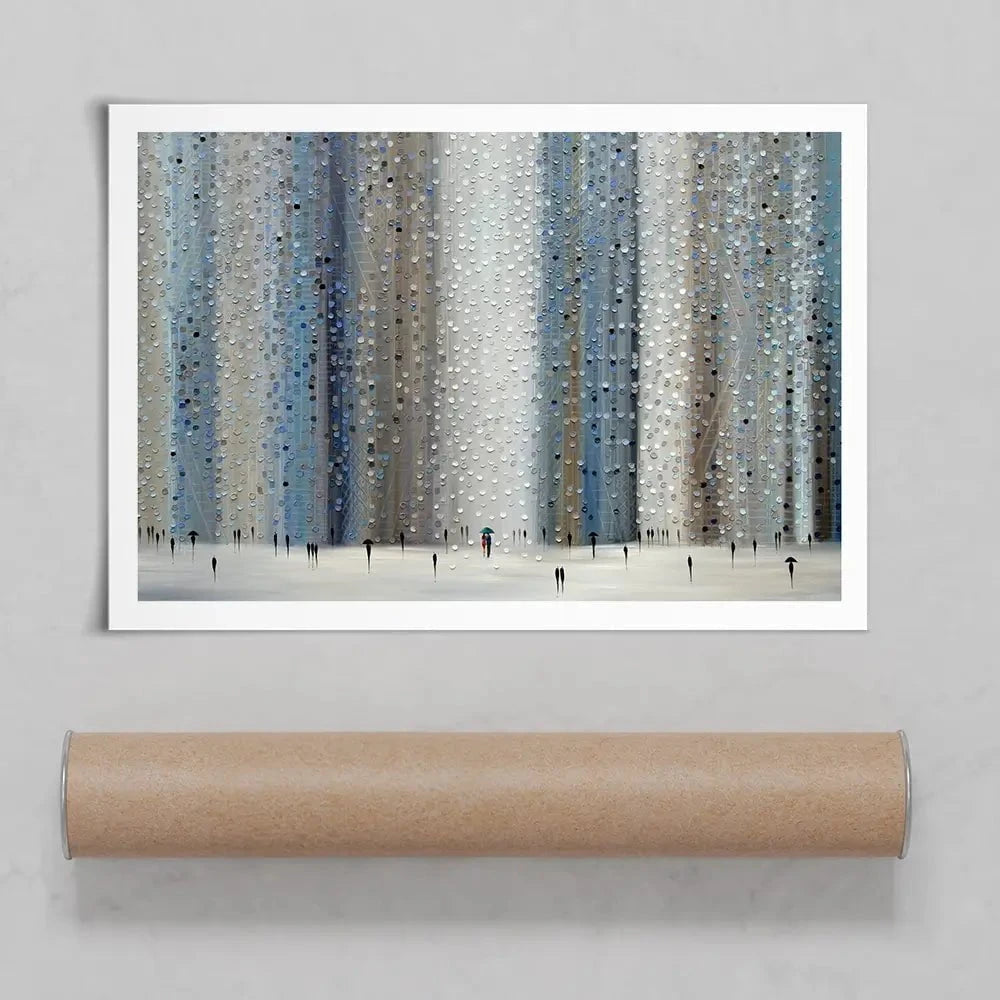 Love Rain Art Print Love Rain Art Print wall art product Ekaterina Ermilkina