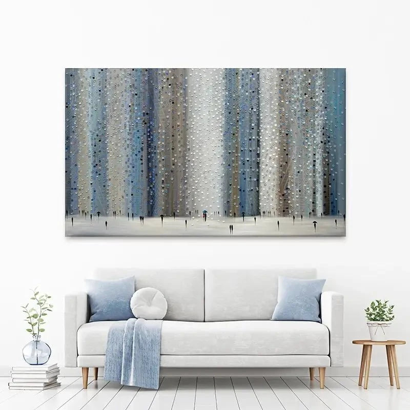 Love Rain Canvas Print Love Rain Canvas Print wall art product Ekaterina Ermilkina