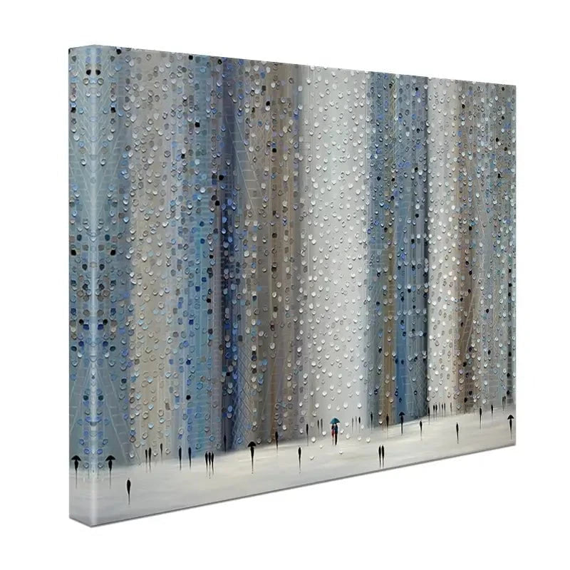 Love Rain Canvas Print Love Rain Canvas Print wall art product Ekaterina Ermilkina