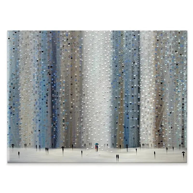 Love Rain Canvas Print Love Rain Canvas Print wall art product Ekaterina Ermilkina