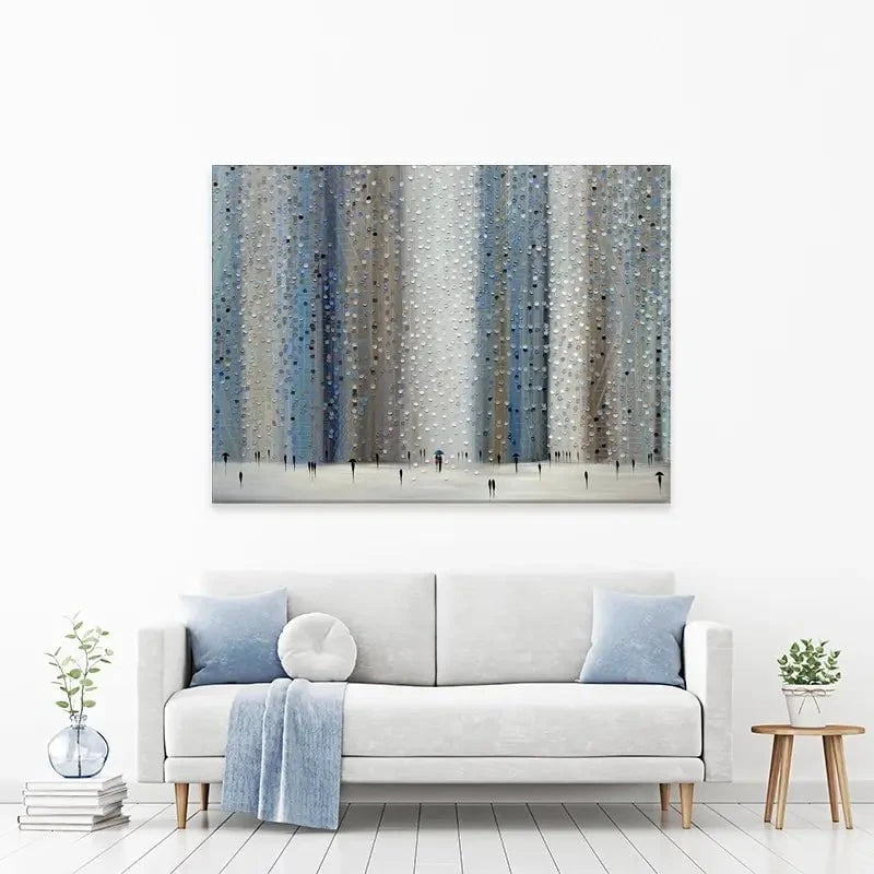 Love Rain Canvas Print Love Rain Canvas Print wall art product Ekaterina Ermilkina