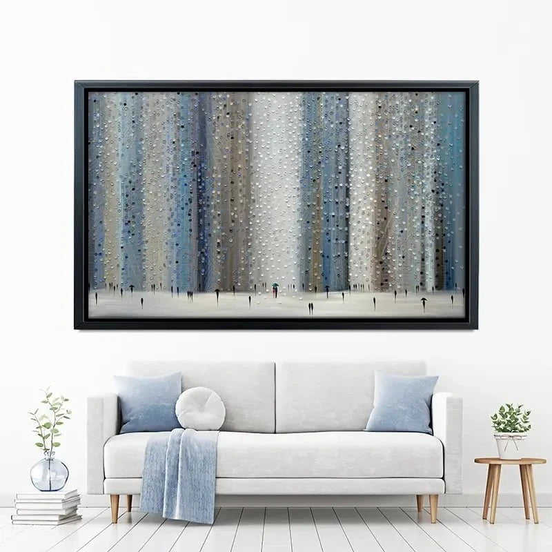 Love Rain Canvas Print Love Rain Canvas Print wall art product Ekaterina Ermilkina