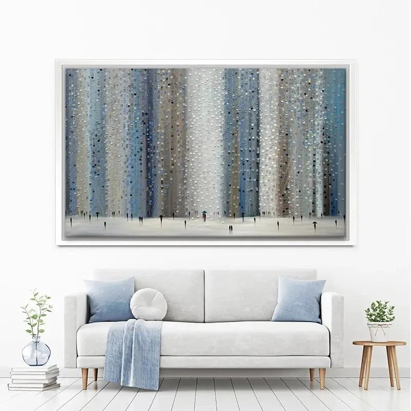 Love Rain Canvas Print Love Rain Canvas Print wall art product Ekaterina Ermilkina