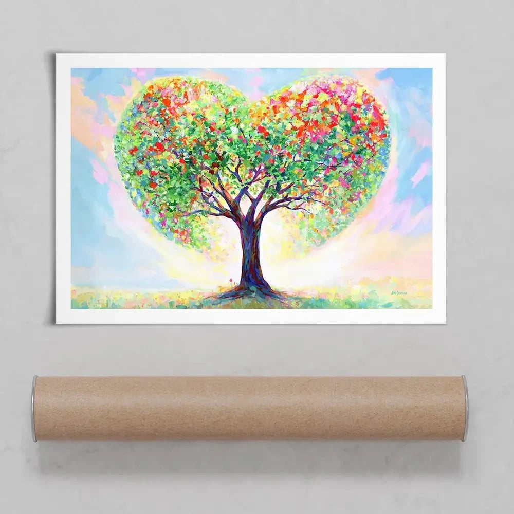 Love's Blossoming Tree Art Print Love's Blossoming Tree Art Print wall art product Leon Devenice