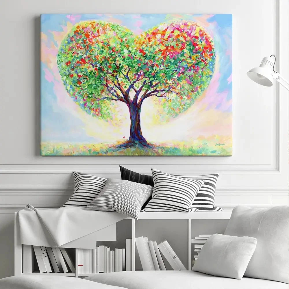 Love's Blossoming Tree Canvas Print Love's Blossoming Tree Canvas Print wall art product Leon Devenice