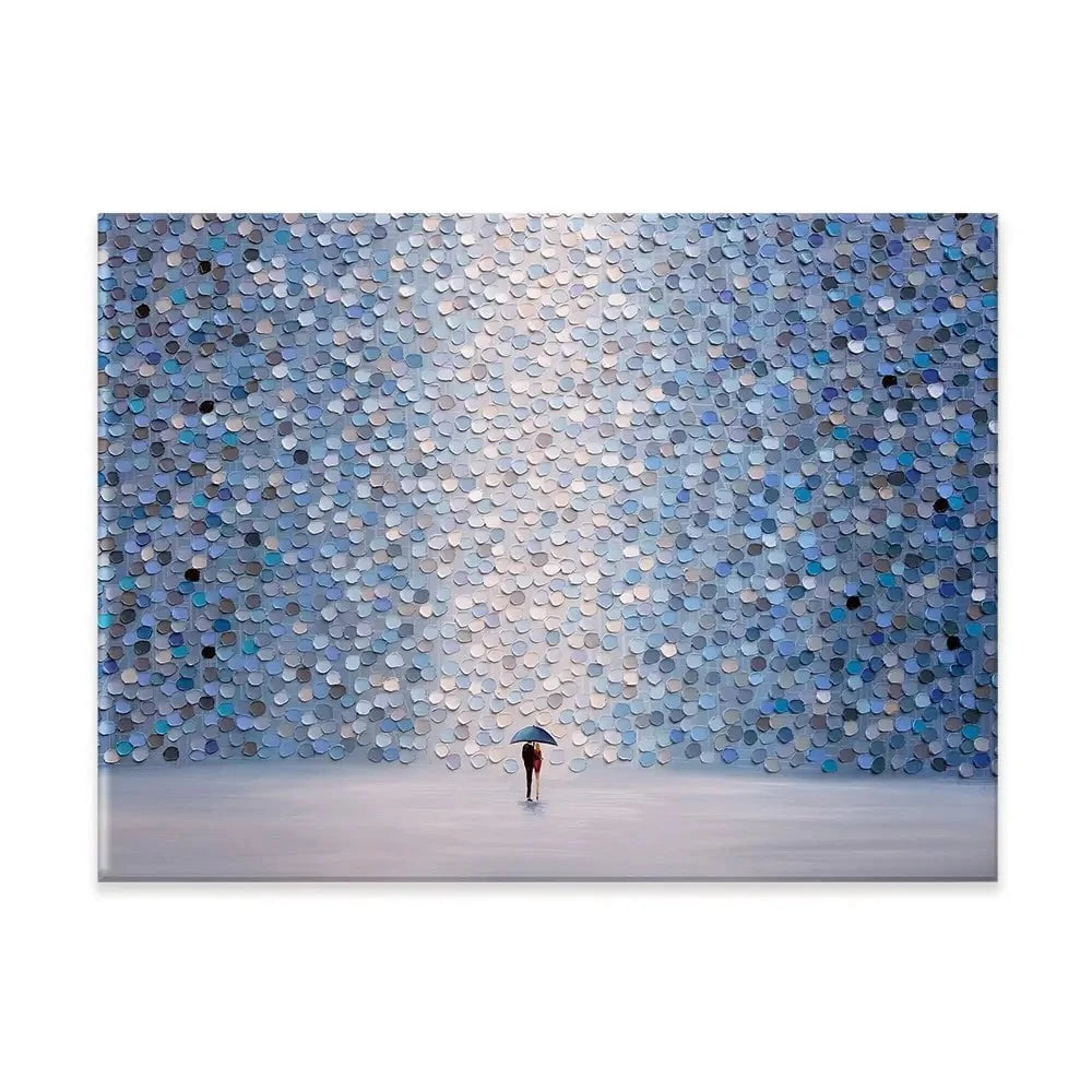 Love Under Umbrella Canvas Print Love Under Umbrella Canvas Print wall art product Ekaterina Ermilkina