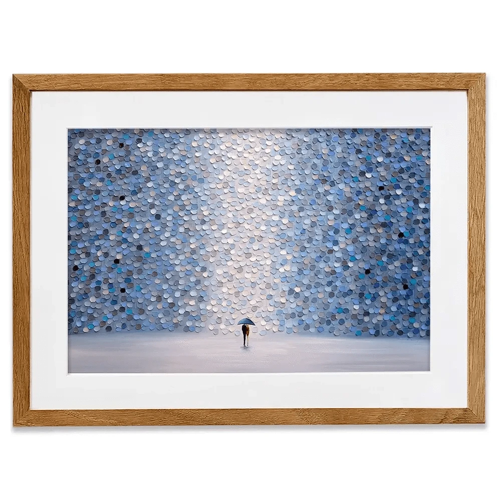 Love Under Umbrella Framed Art Print Love Under Umbrella Framed Art Print wall art product Ekaterina Ermilkina