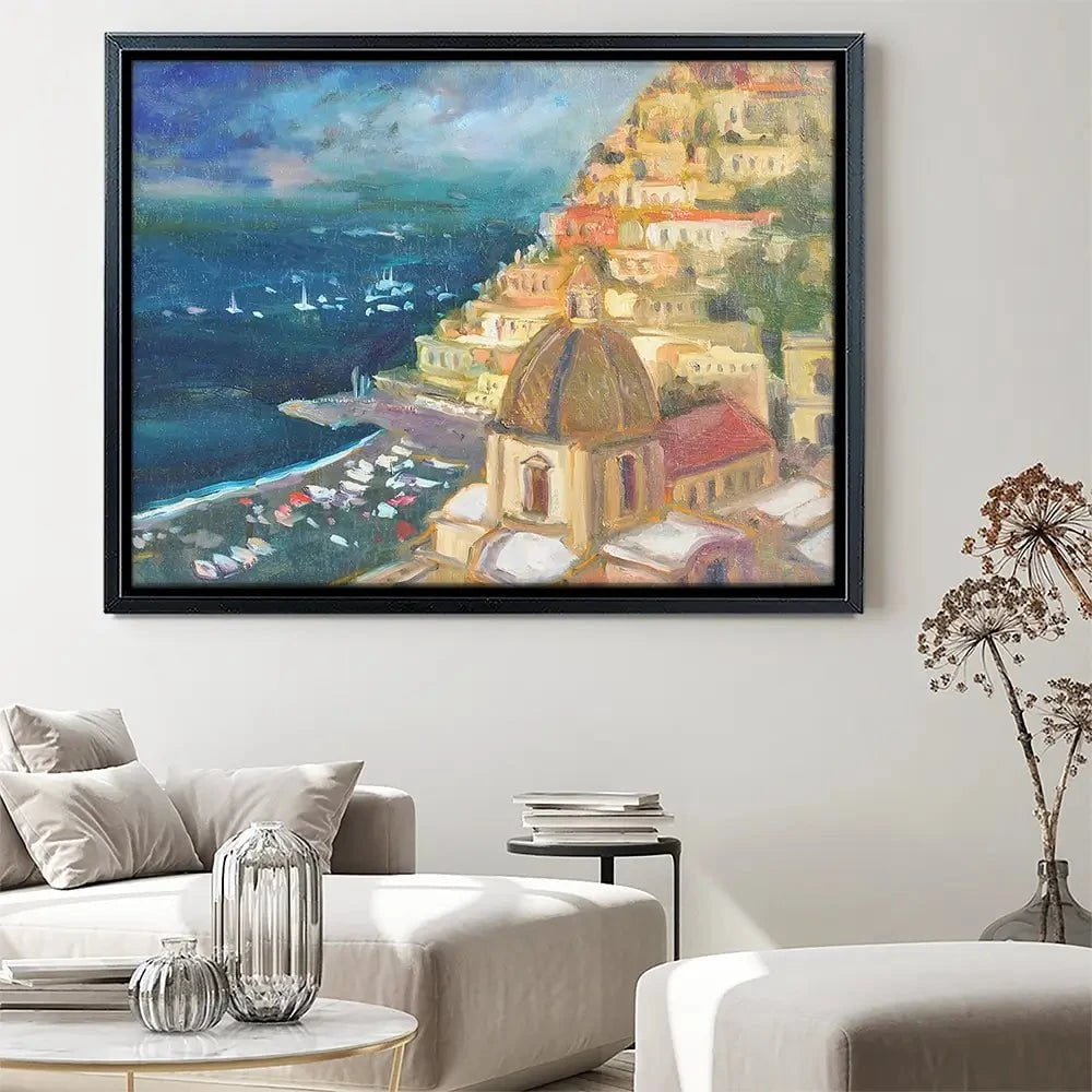 Lovely Coastal View Canvas Print Lovely Coastal View Canvas Print wall art product Allayn Stevens