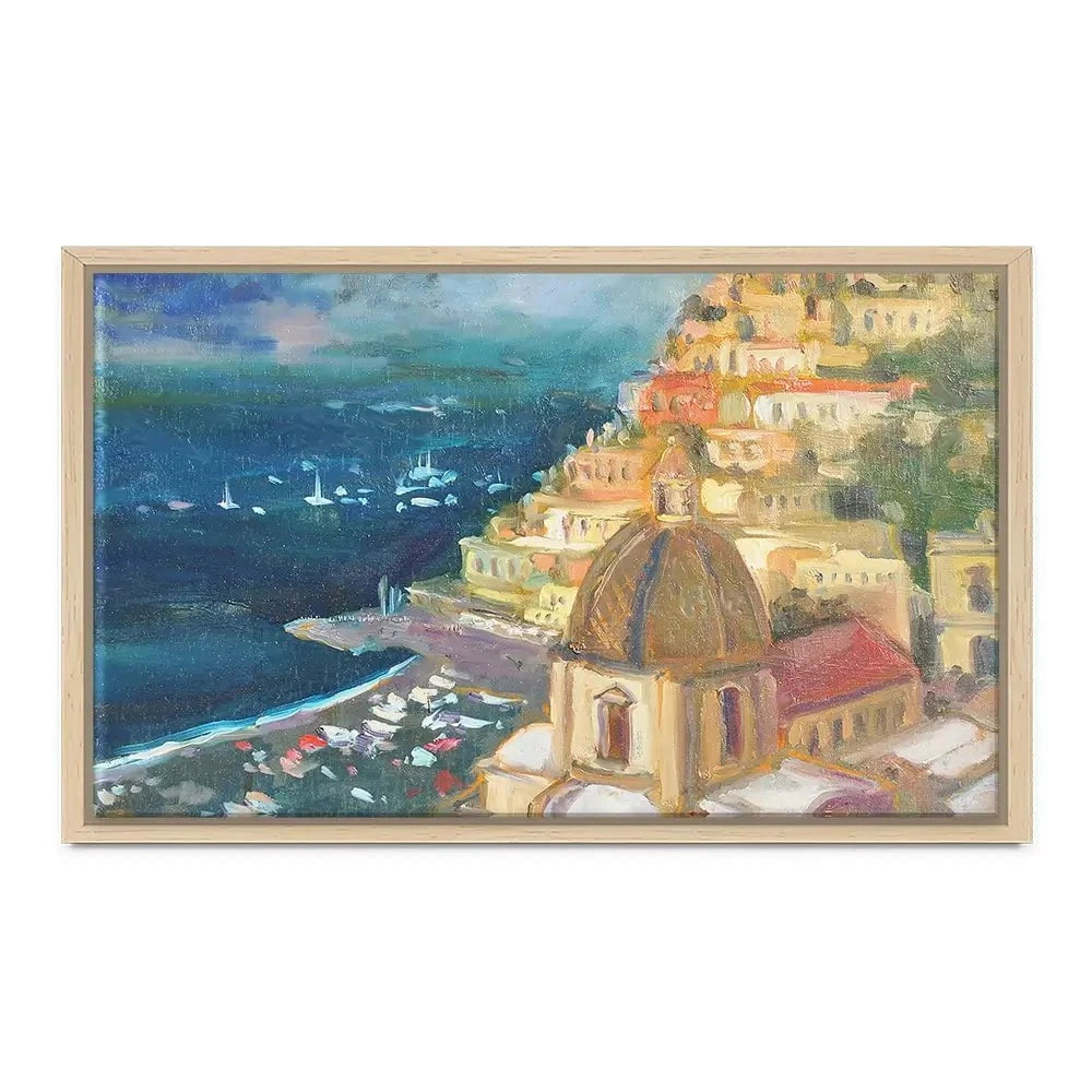 Lovely Coastal View Canvas Print Lovely Coastal View Canvas Print wall art product Allayn Stevens