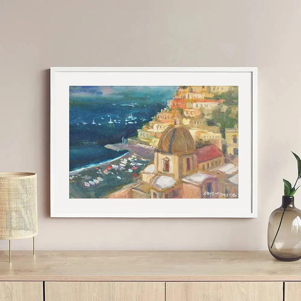 Lovely Coastal View Framed Art Print Lovely Coastal View Framed Art Print wall art product Allayn Stevens