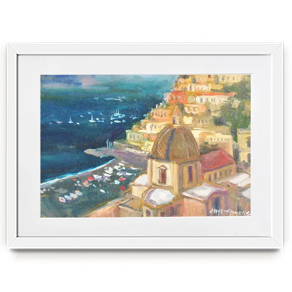 Lovely Coastal View Framed Art Print Lovely Coastal View Framed Art Print wall art product Allayn Stevens