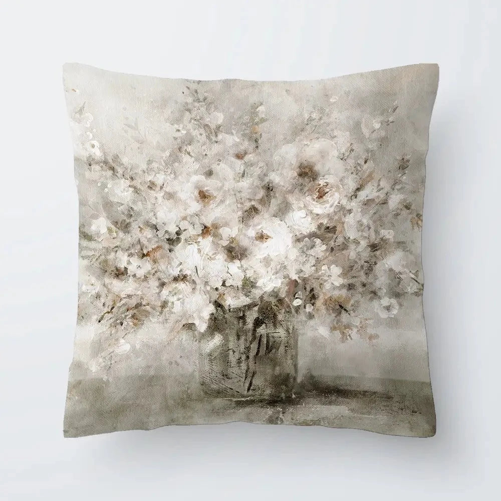 Lovely White Bouquet Cushion Lovely White Bouquet Cushion wall art product Carol Robinson