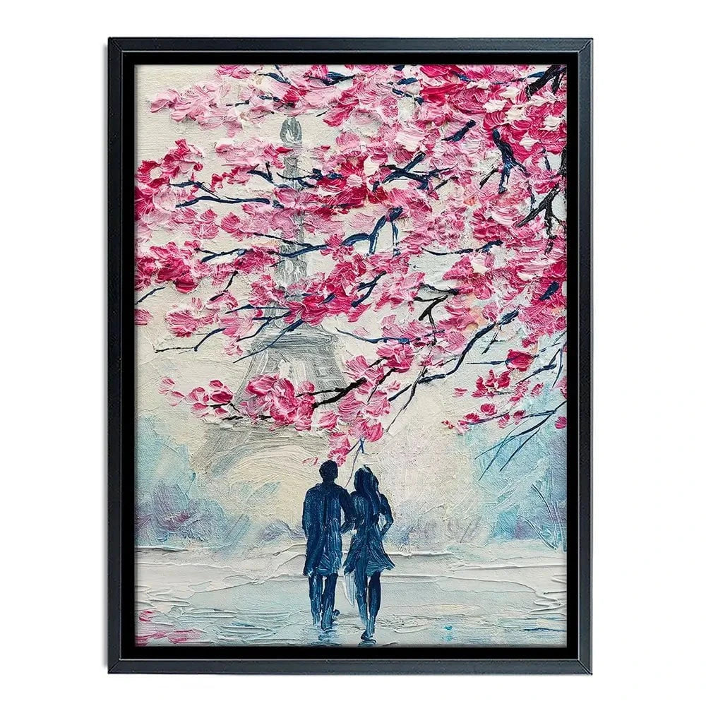Lovers In Paris Canvas Print Lovers In Paris Canvas Print wall art product Fresh Stock / Shutterstock