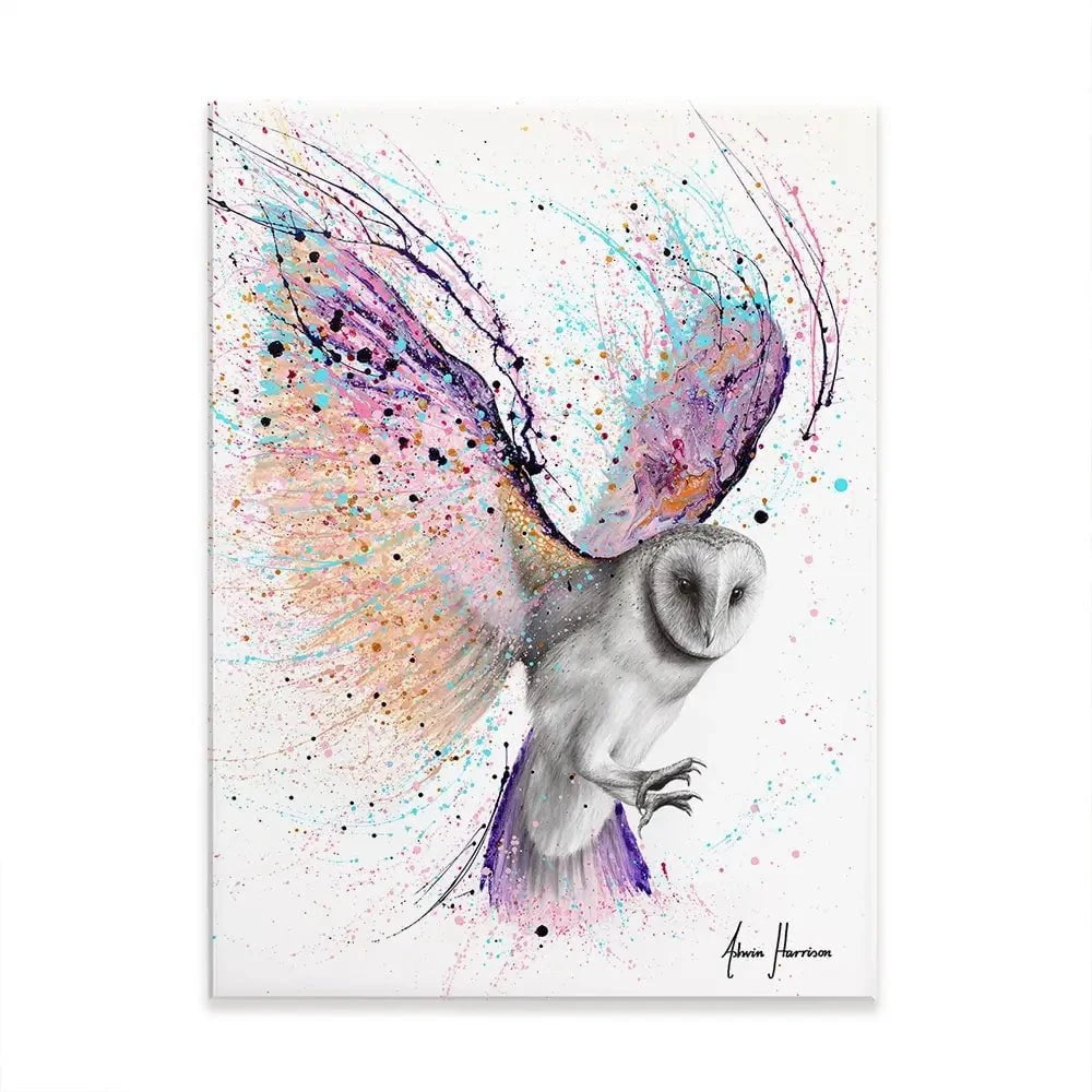 Luminous Luna Owl Canvas Print Luminous Luna Owl Canvas Print wall art product Ashvin Harrison