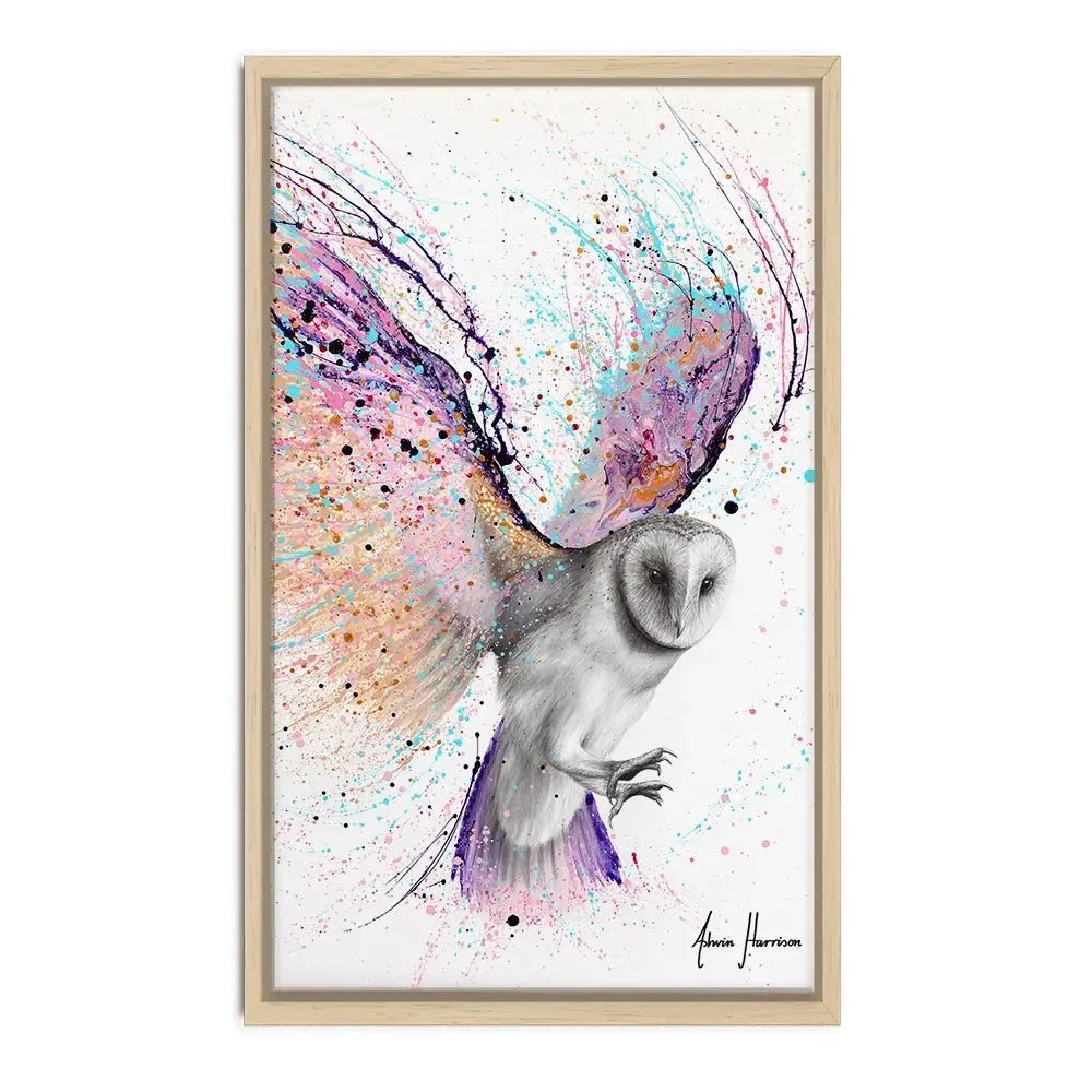 Luminous Luna Owl Canvas Print Luminous Luna Owl Canvas Print wall art product Ashvin Harrison