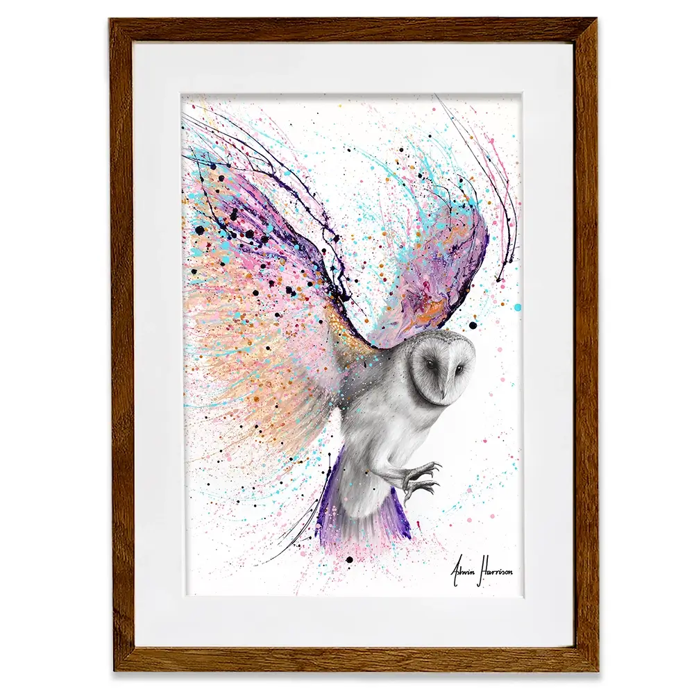 Luminous Luna Owl Framed Art Print Luminous Luna Owl Framed Art Print wall art product Ashvin Harrison