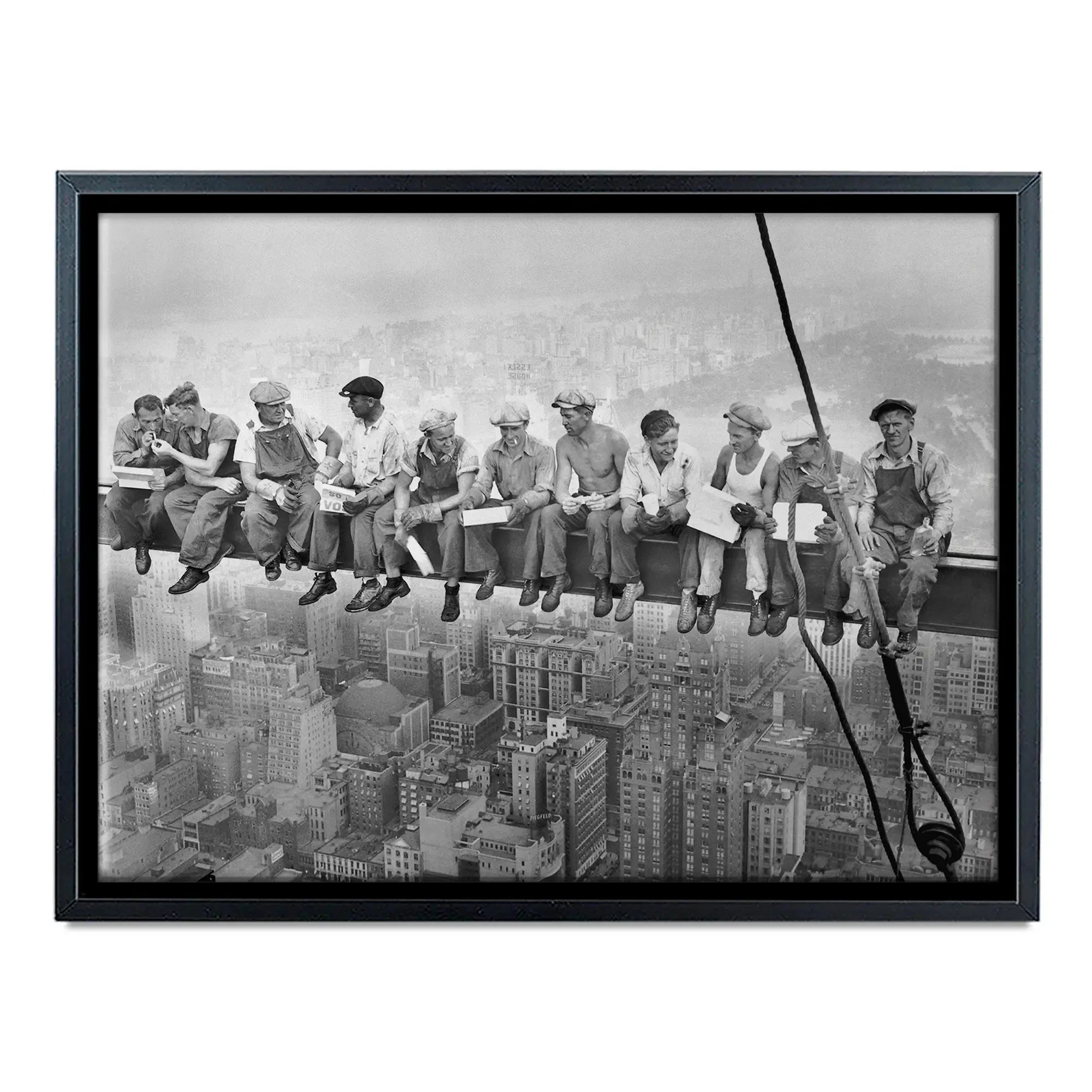 Lunch Atop A Skyscraper Canvas Print Lunch Atop A Skyscraper Canvas Print wall art product S Megalos