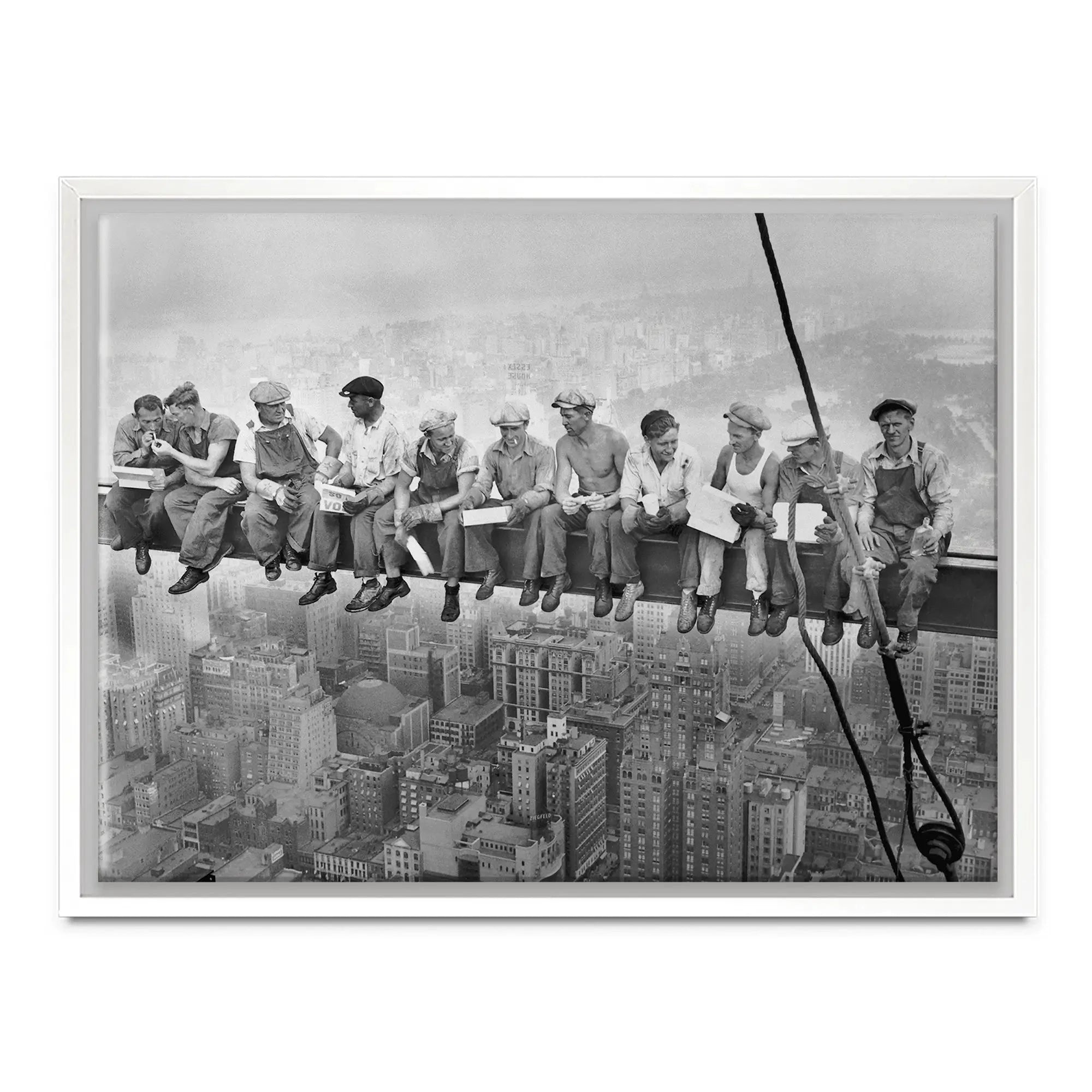 Lunch Atop A Skyscraper Canvas Print Lunch Atop A Skyscraper Canvas Print wall art product S Megalos
