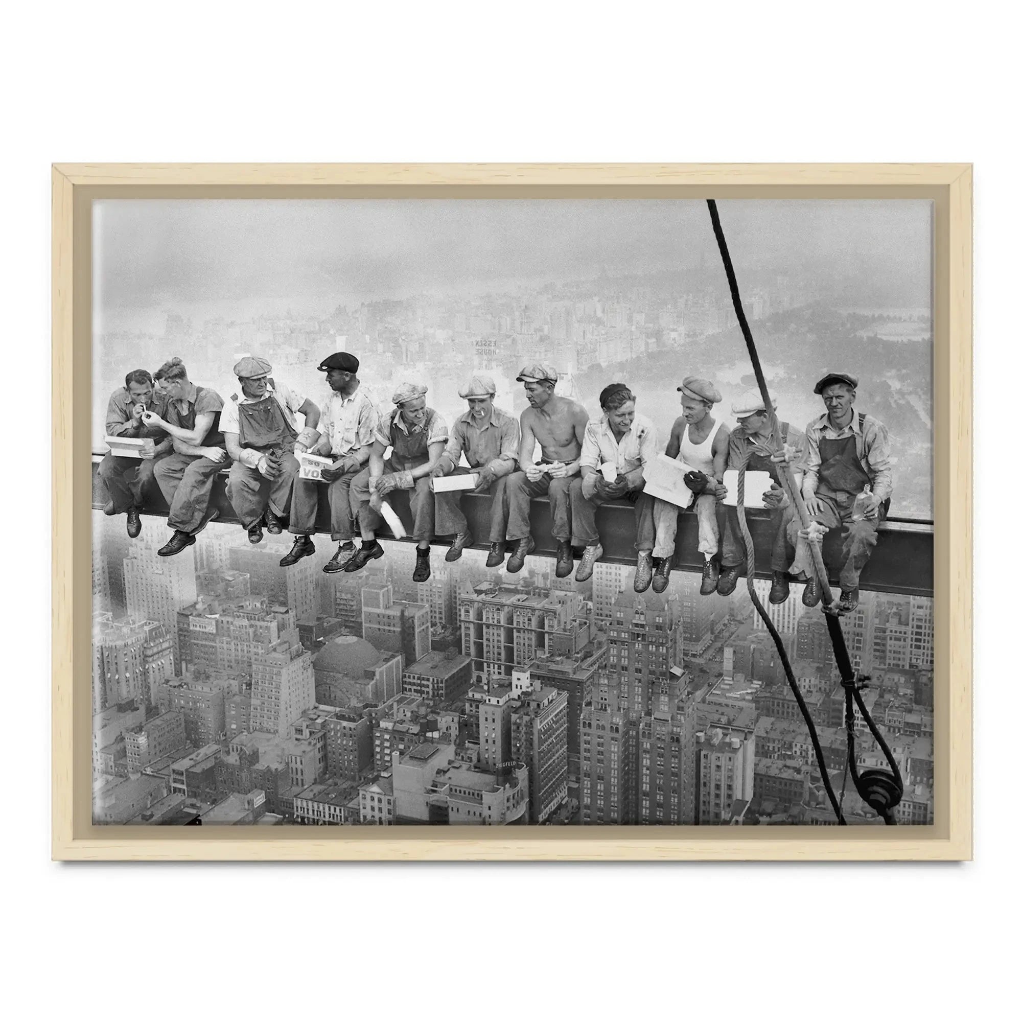 Lunch Atop A Skyscraper Canvas Print Lunch Atop A Skyscraper Canvas Print wall art product S Megalos