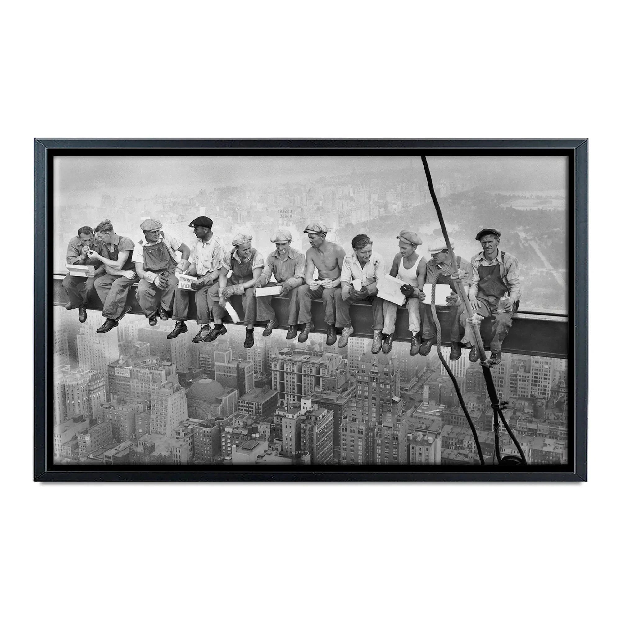 Lunch Atop A Skyscraper Canvas Print Lunch Atop A Skyscraper Canvas Print wall art product S Megalos