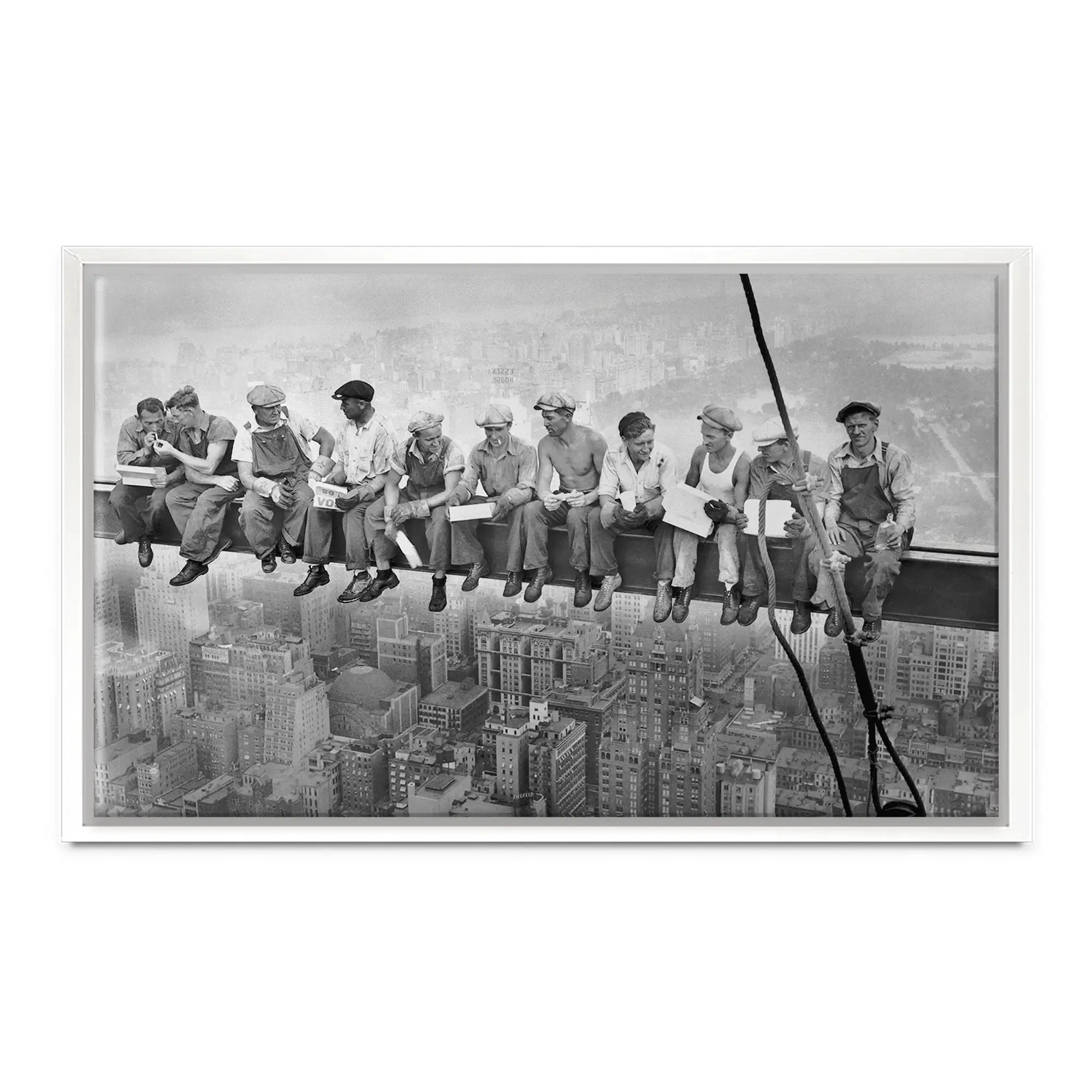 Lunch Atop A Skyscraper Canvas Print Lunch Atop A Skyscraper Canvas Print wall art product S Megalos