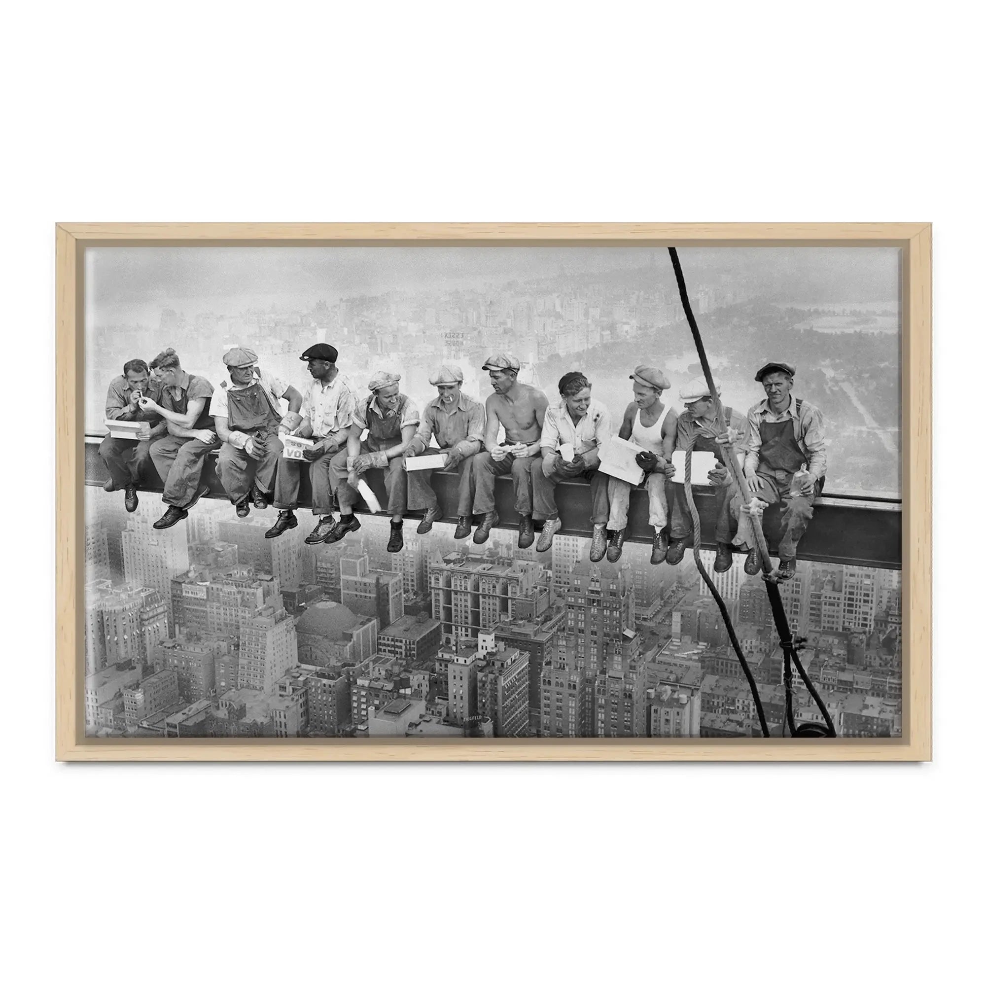 Lunch Atop A Skyscraper Canvas Print Lunch Atop A Skyscraper Canvas Print wall art product S Megalos