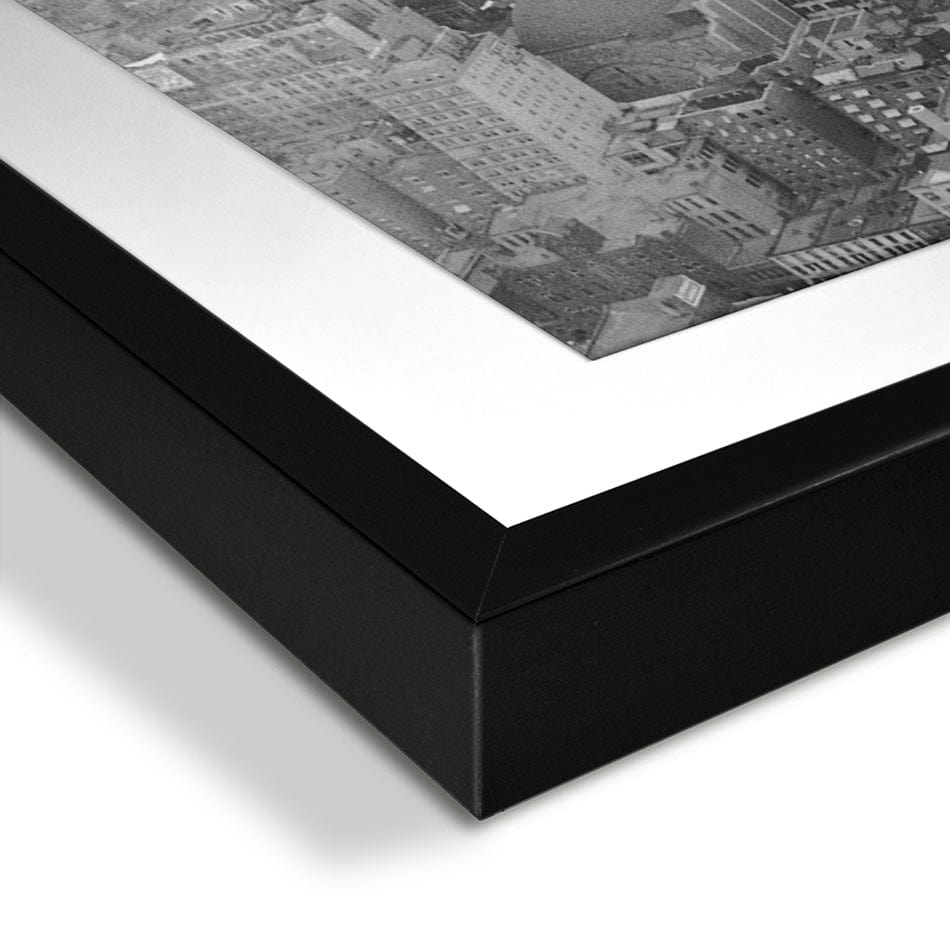 Lunch Atop A Skyscraper Square Framed Art Print wall art product S Megalos