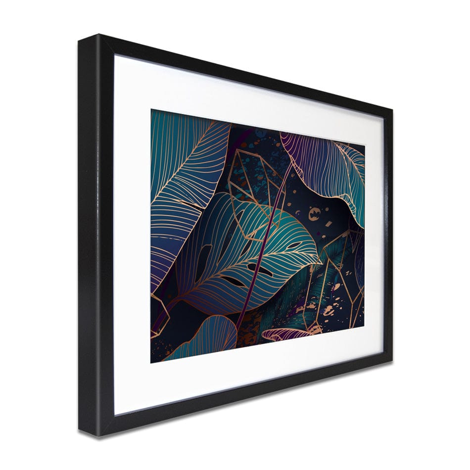 Luxe Palm Abstract Framed Art Print wall art product Gluiki / Shutterstock