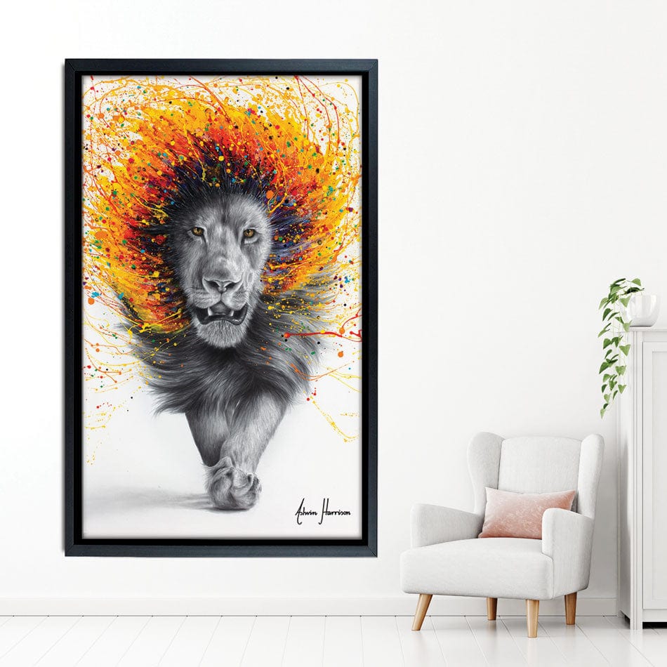 Luxor Lion Canvas Print wall art product Ashvin Harrison