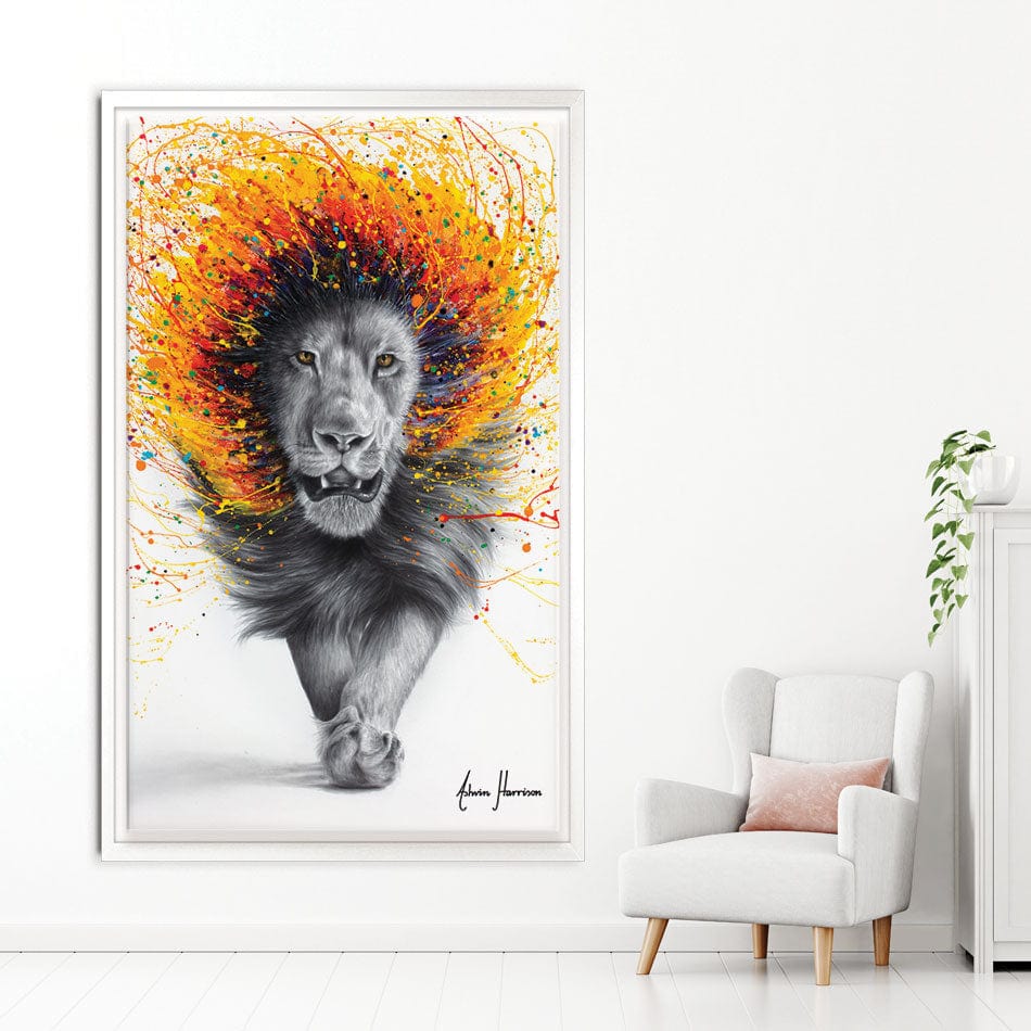 Luxor Lion Canvas Print wall art product Ashvin Harrison